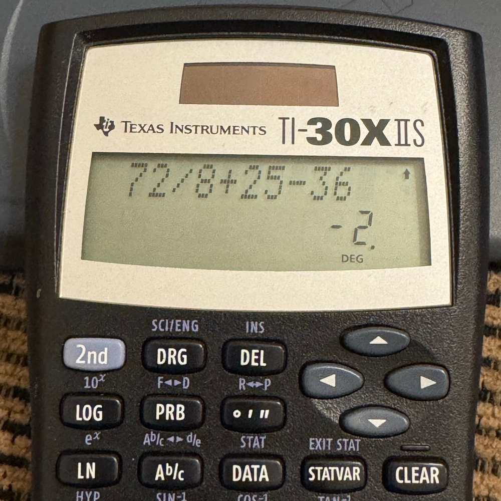 Texas Instruments TI-30XIIS Scientific Calculator - Picture 4 of 6